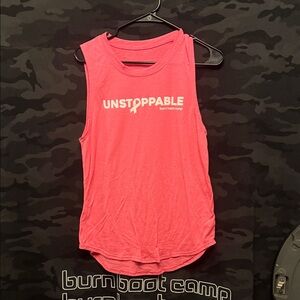 Burn Boot Camp Women’s Pink 'Unstoppable' Muscle Tee